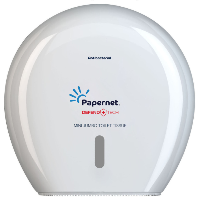 Papernet Mini Jumbo Toilet Roll Dispenser White