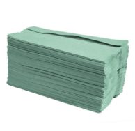 C-Fold Hand Towels Green 1-Ply (2640 Sheets)
