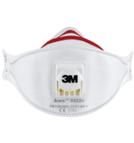3M Aura 9332+ Flat-Fold Disposable Mask FFP3 (10 Box)