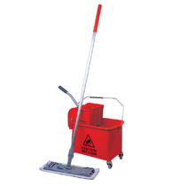 Microspeedy Flat Mop Complete Kit Red