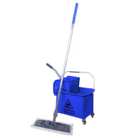 Microspeedy Flat Mop Complete Kit Blue
