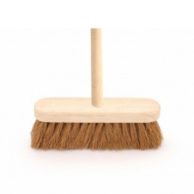 12" Soft Coco Wooden Broom