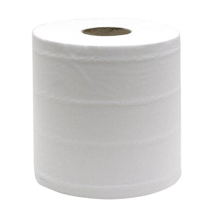 White Centrefeed Rolls 2-Ply 150m (6 Rolls)