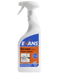 Evans Est-eem Unperfumed Cleaner Sanitiser 750ml