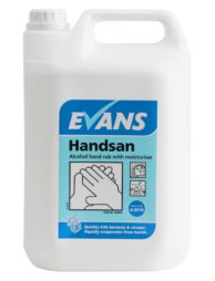 Evans Handsan Alcohol Hand Sanitiser 5L