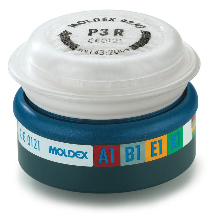 Moldex 9430 ABEK1P3 R Gas & Particulate Filters (3 Pairs)