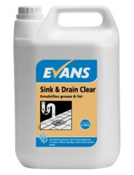 Evans Sink & Drain Clear 5L
