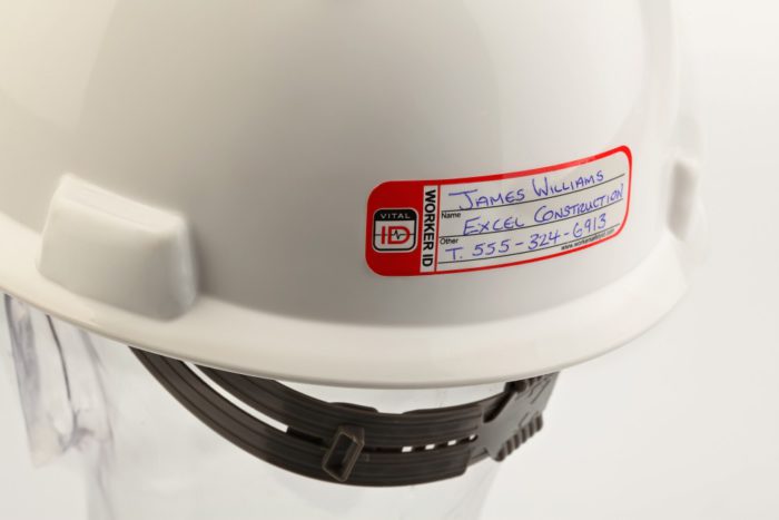 Hard Hat ID Temp Stickers (25 Pack) - Image 2