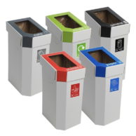 Cardboard Recycling Waste Bins (5 Pack)