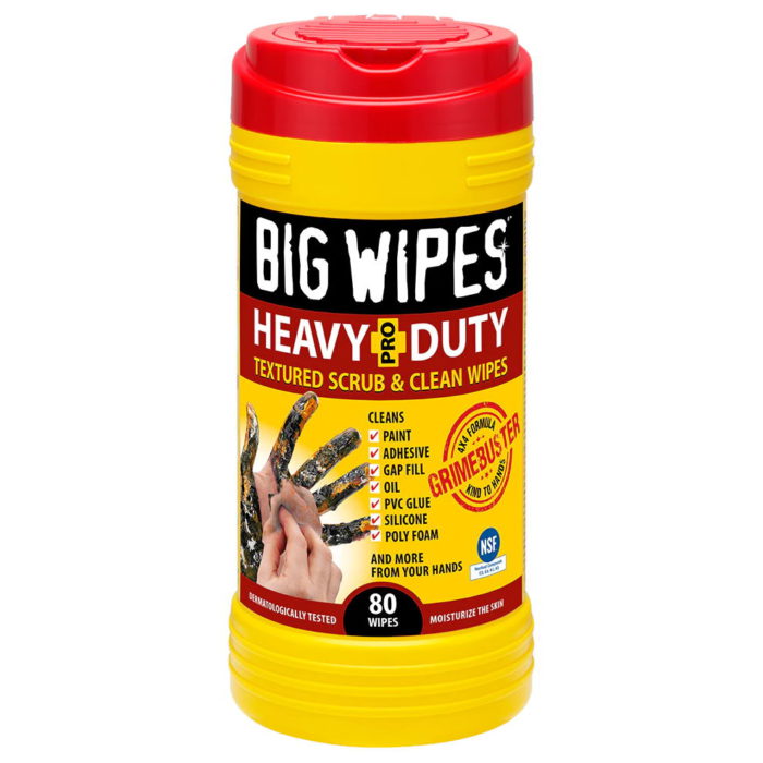 Big Wipes Heavy-Duty Wipes Tub (80 Wipes)