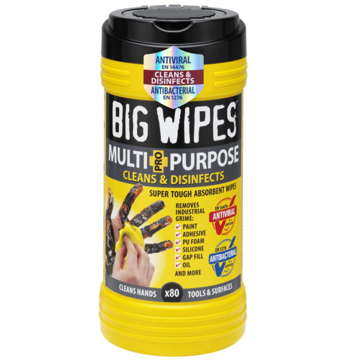 Big Wipes Multi-Purpose Wipes Tub (80 Wipes)