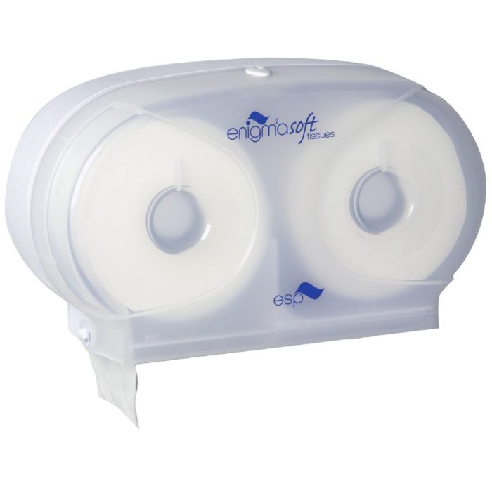 Micro Jumbo Twin Toilet Roll Dispenser