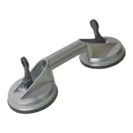 Silverline Double Suction Pad Aluminium
