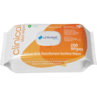 Uniwipe Clinical Disinfectant Surface Wipes (200 Wipes)