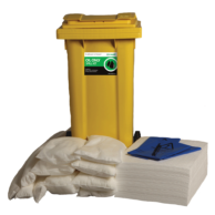 Ecospill 120L Oil Only Spill Kit with Wheelie Bin