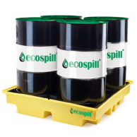 Ecospill PE 4 Drum Spill Pallet (131x 131 x 37cm)