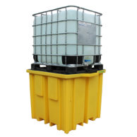 Ecospill Single IBC 4 Way Entry Spill Pallet