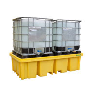 Ecospill Double IBC 4 Way Entry Spill Pallet