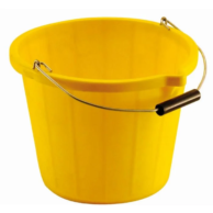 Yellow Heavy Duty Builders Bucket 14L