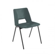 Black Stacking Chair Polypropylene