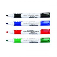 Q-Connect Premium Whiteboard Marker Assorted (4 Pack)
