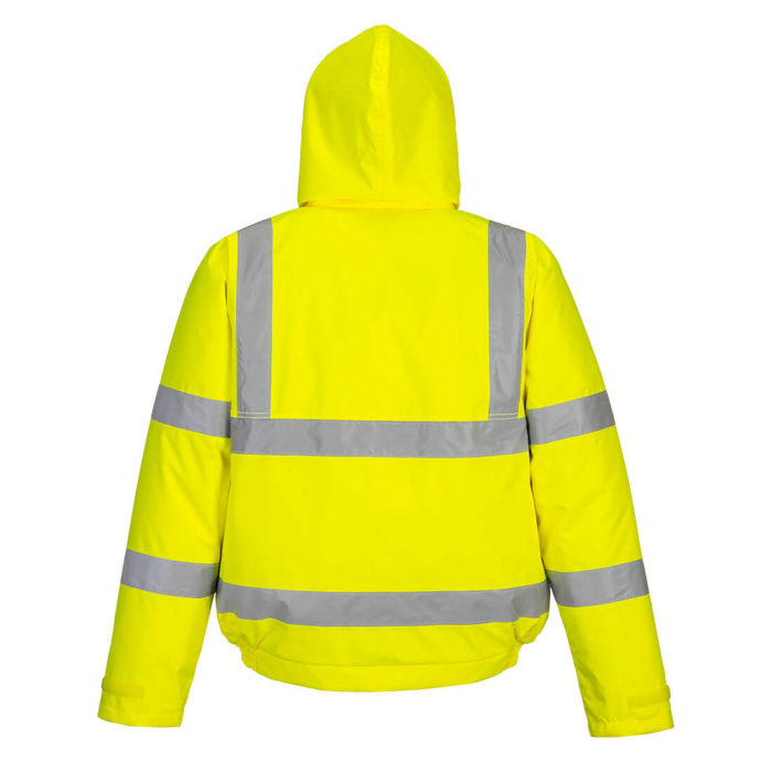 Portwest Yellow Hi Vis Bomber Jacket - Image 2