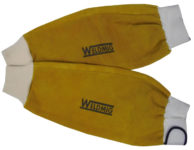Gold Leather Sleeves 18"