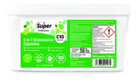 Super C10 5 in1 Dishwash Capsules (100 Tablets)