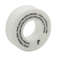 White PTFE Tape 12mm x 12m