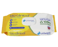 Uniwipe Bio Clinical Disinfectant Surface Wipes (100 Wipes)