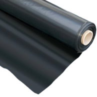 Black Heavy Duty Polythene Sheeting 500g 4 x 25m